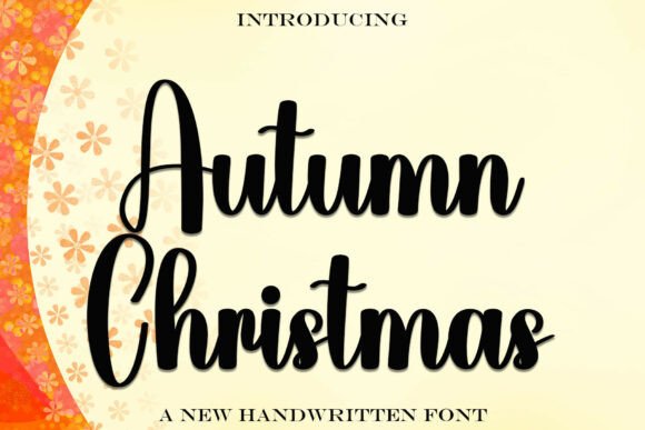 Autumn Christmas Font for Marketers