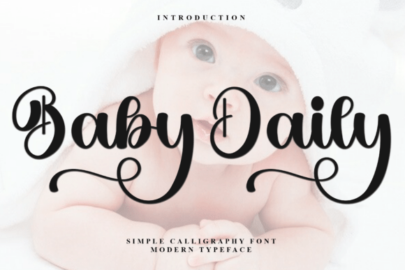Baby Daily: A Soft Script Font for Editorial Design