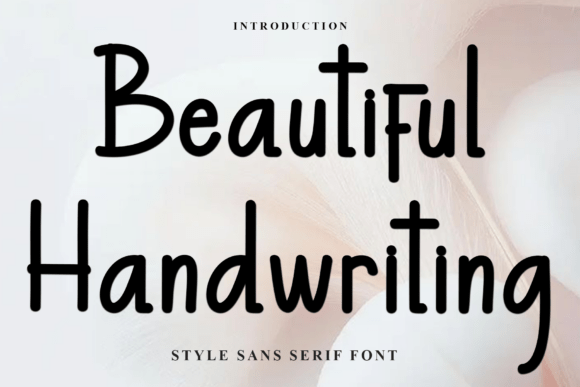 Beautiful Handwriting Font for Crafters
