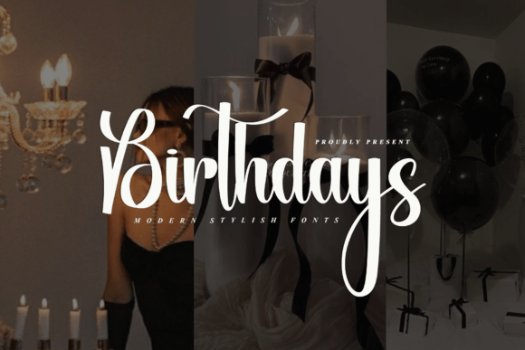 Birthdays Font: Elevate Your Brand Identity