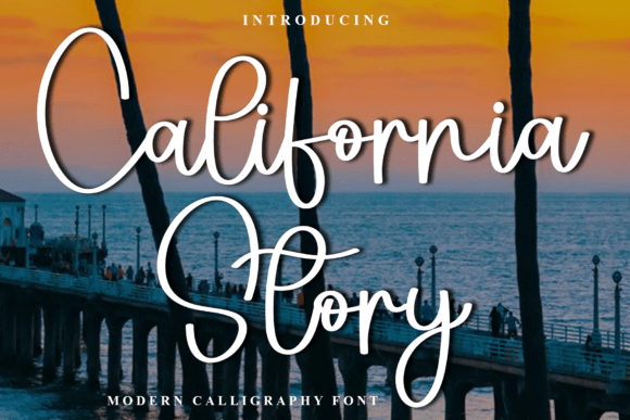 California Story Font for Business Branding