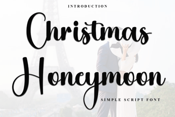Christmas Honeymoon Font for Editorial Design
