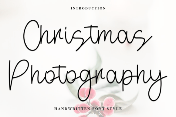 Christmas Photography Font Review