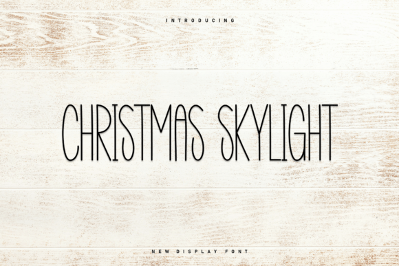 Christmas Skylight: A Handwritten Font for Branding