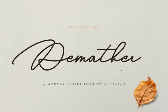 Demather Font: Elevate Your Campaign Visuals