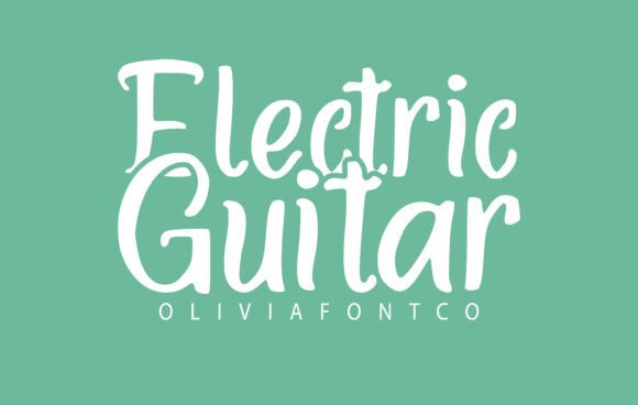 Electric Guitar Font for Bold Campaigns