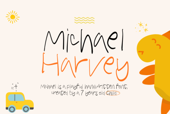 Michael Harvey Font: Playful Handwritten Charm