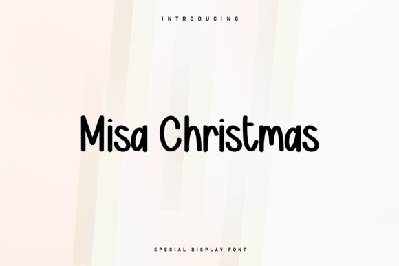 Misa Christmas: A Handwritten Font for Makers