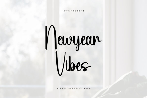 Newyear Vibes: A Handwritten Font for Warm Web Design