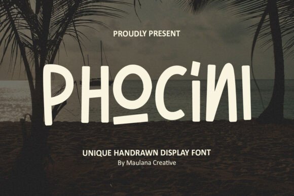 Phocini: A Playful Display Font for Warm Branding