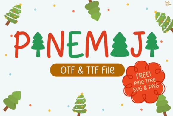 Pinemoji: A Playful Handwritten Font for Editorial Design