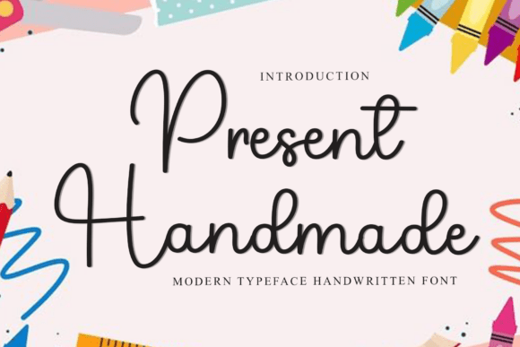 Present Handmade: A Festive Typeface for Branding