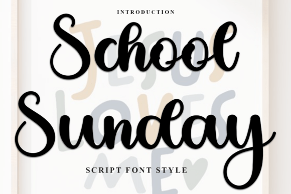 School Sunday: A Festive Typeface for Holiday Branding