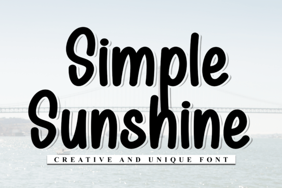 Simple Sunshine: A Warm Typeface for Makers