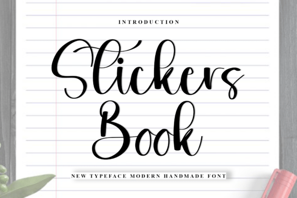 Stickers Book Font: A Warm Typeface for Editorial Design