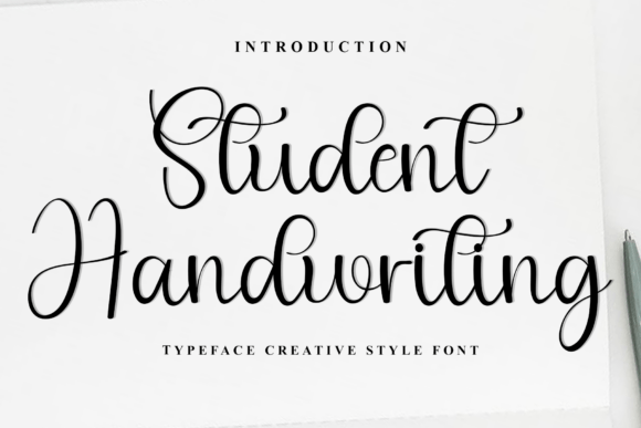 Student Handwriting: A Typeface for Warm Editorial Design
