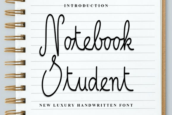 Using Notebook Student Font in Web Design