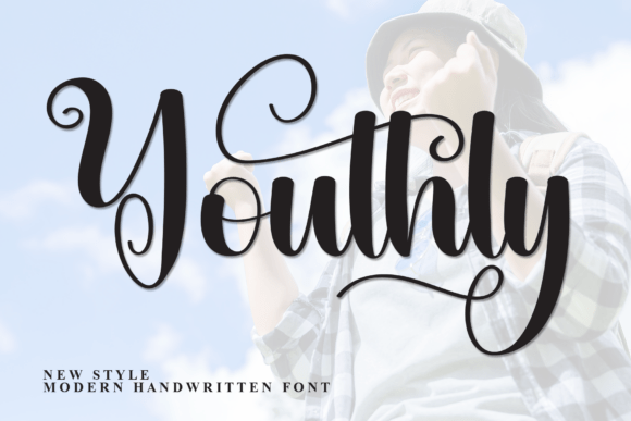Youthly: A Modern Script Font for Elegant Branding